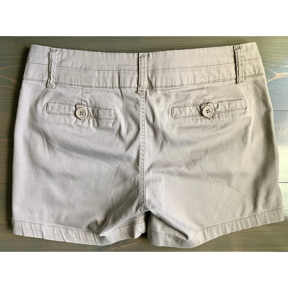 FreeStyle Y2K Cargo Chino‎ Shorts Womens 5 Khaki Low Rise Grunge Preppy Utility
